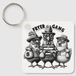 Llavero "1930s Chicken Robbers" Aluminum Keychain