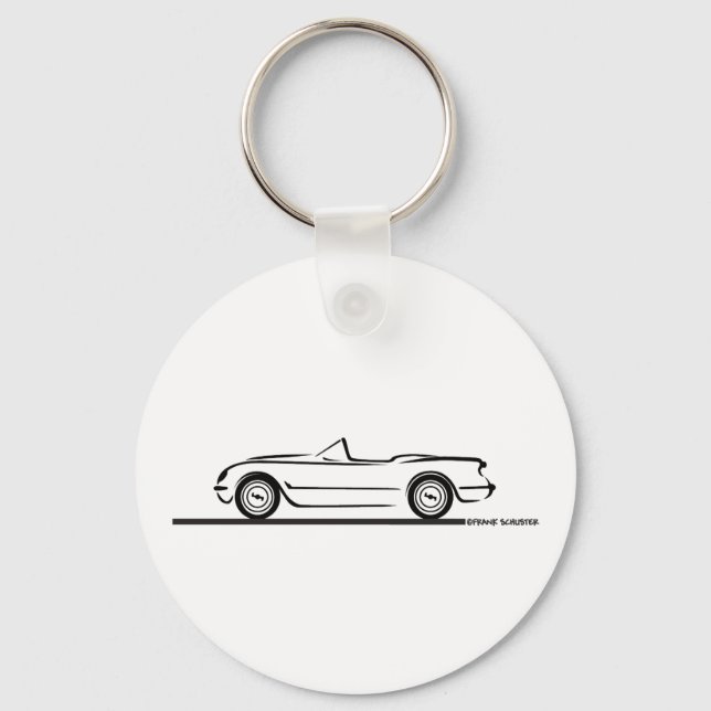 Llavero 1953 1954 1955 Corvette (Anverso)