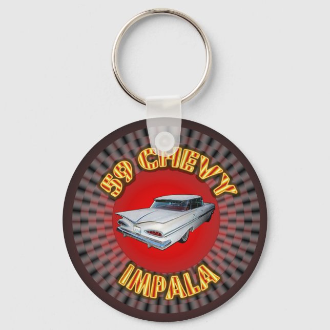 Llavero 1959 Keychain de Chevy Impala. (Anverso)