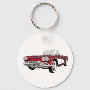 Llavero 1961 Corvette C1: Candy Apple Finish: