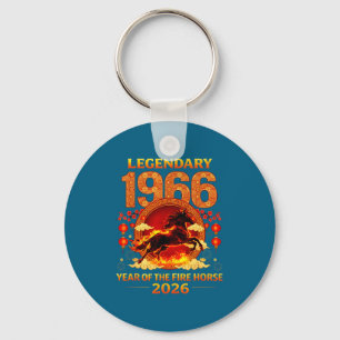Llavero 1966 Año Del Caballo De Fuego Cumpleaños 60 Chino
