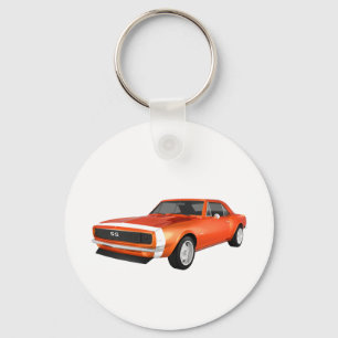 Llavero 1967 Camaro SS: Naranja Acabado: Modelo 3D: