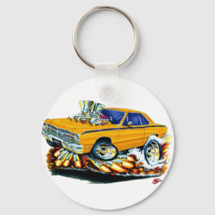 Llavero 1968-71 coche del naranja del dardo de Dodge