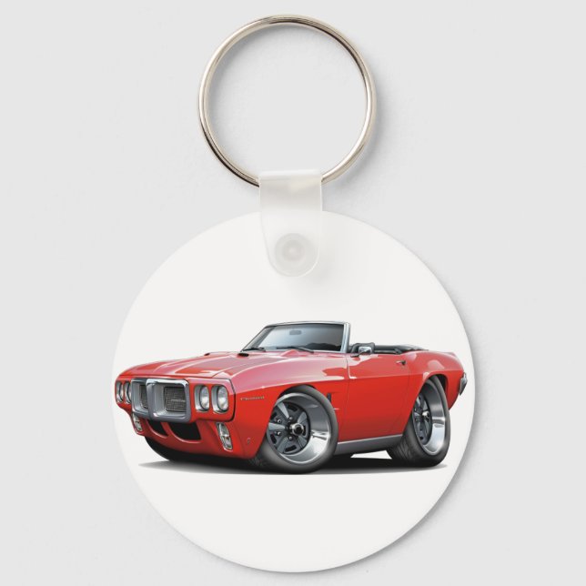 Llavero 1969 Firebird Red Convertible (Anverso)