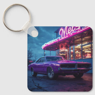 Llavero 1969 Plum Crazy Purple Charger