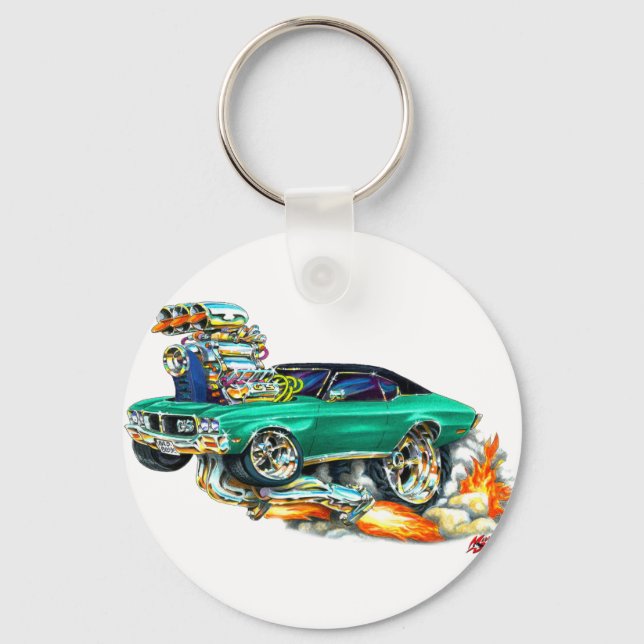Llavero 1970-72 Buick GS Green Car (Anverso)
