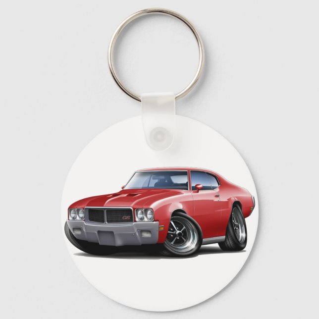 Llavero 1970-72 Buick GS Red Car (Anverso)