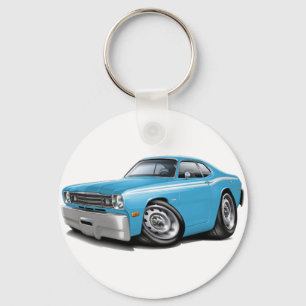 Llavero 1970-74 Duster Lt Auto Azul-Blanco