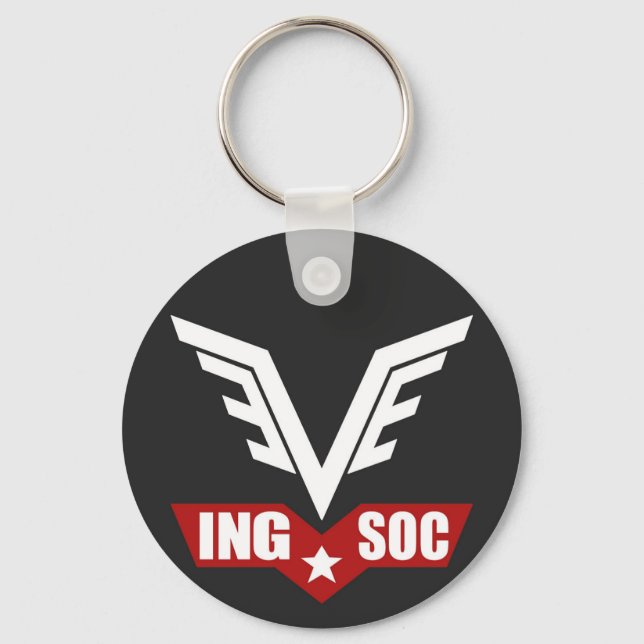 Llavero 1984 INGSOC Party Logo Key Ring (Anverso)