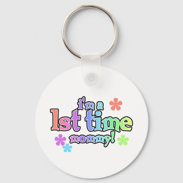 Llavero 1.ᵉʳ Camisetas y obsequios mami-arcoiris (Anverso)