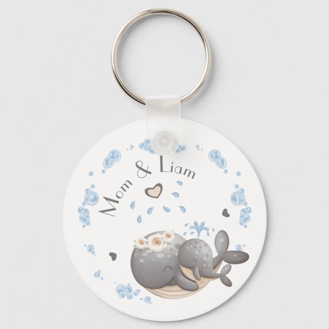 Llavero 1.ᵉʳ Día de la Madre, nombre, primer día de la mad (Anverso)