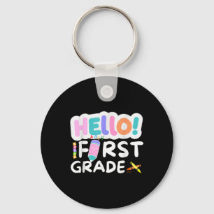 Llavero 1.ᵉʳ Grado De Regreso Al Profesor Escolar