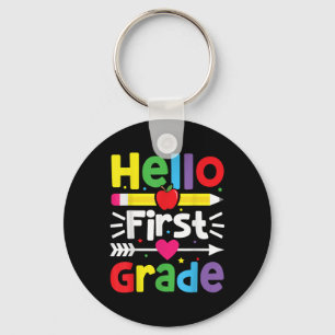 Llavero 1.ᵉʳ Grado De Regreso Al Profesor Escolar