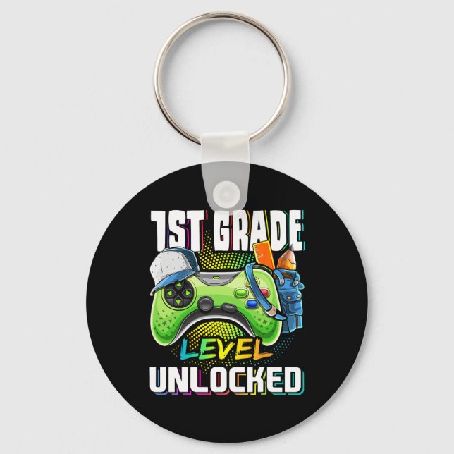 Llavero 1.ᵉʳ Grado De Videojuego Desbloqueado Ck To School (Anverso)