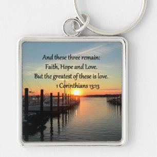 LLAVERO 1 CORINTHIANS 13 SUNSET DISEÑN