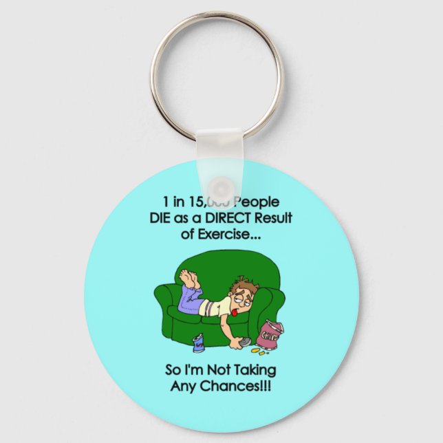 Llavero '1 de cada 15.000 personas mueren como resultado d (Anverso)