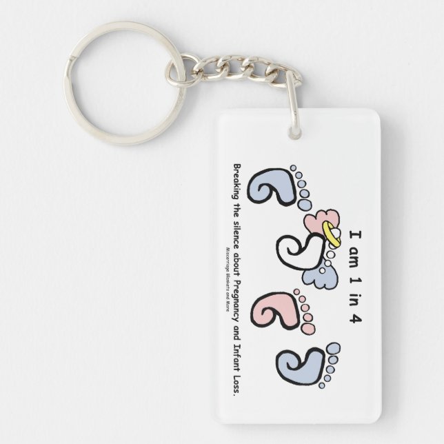 Llavero 1 en 4 Keychain (Frente)