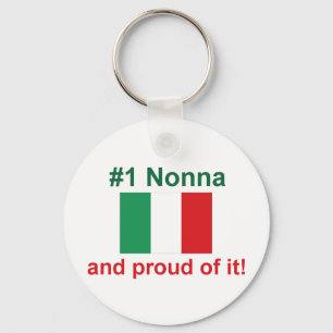 Llavero #1 Nonna italiana y ¡orgulloso de ello! Regalo