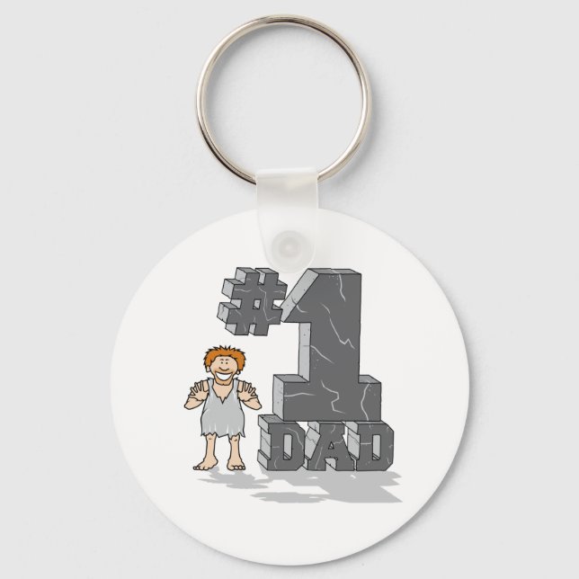 Llavero #1 Stone Age Dad (Anverso)