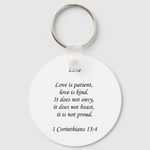 Llavero 1corinthians13-4 ~ Love