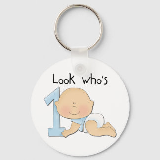 Llavero 1ras camisetas y regalos del cumpleaños del muchac