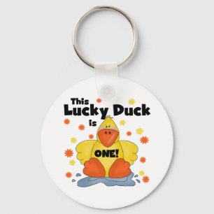 Llavero 1ras camisetas y regalos del cumpleaños del pato