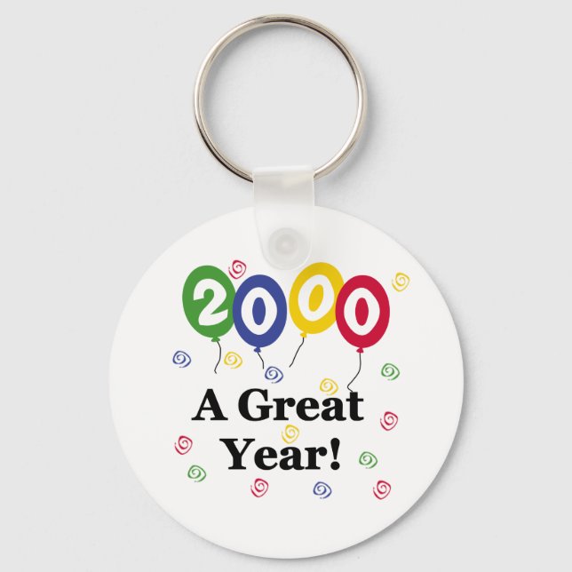 Llavero 2000 Un Gran Año Cumpleaños (Anverso)