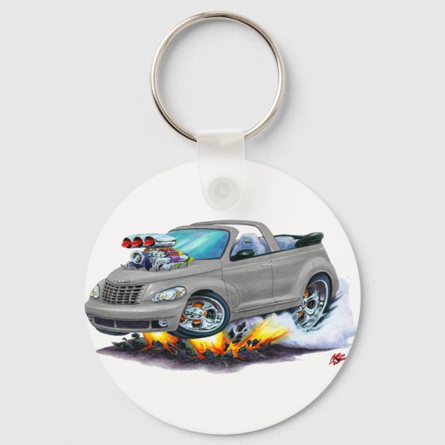 Llavero 2008-10 PT Cruiser Gray Convertible (Anverso)