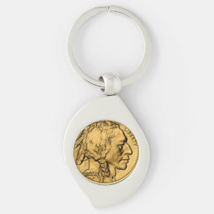 Llavero 2008 Amer Buffalo Gold Bullion Coin Keychain Metal