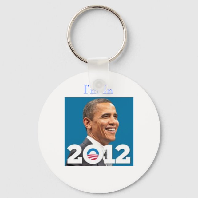 Llavero 2012 Estoy en Obama (Anverso)