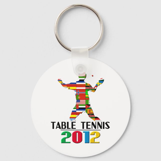 Llavero 2012: Tenis de mesa (Anverso)