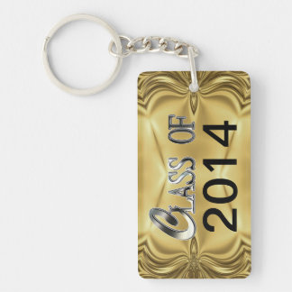 Llavero 2014 O Cualquier Año Y Nombre Clase Gold