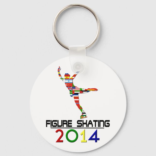 Llavero 2014: Patinaje artístico (Anverso)