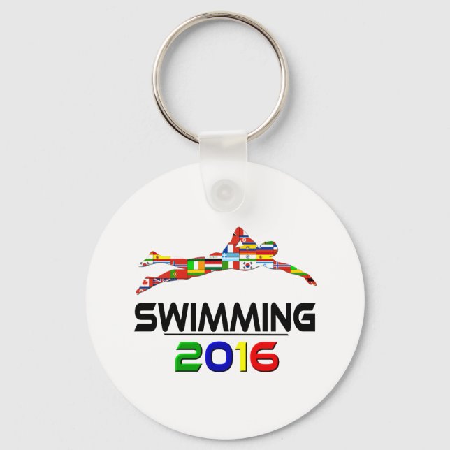 Llavero 2016:Natación (Anverso)