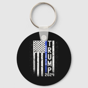 Llavero 2024 Atrás La Bandera Azul Norteamericana Línea Az