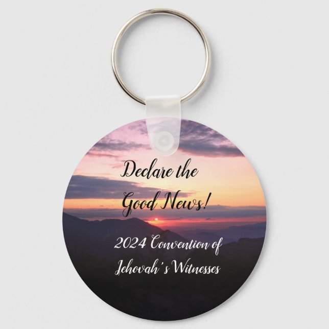 Llavero 2024 JW Convention Sunset customizable (Anverso)