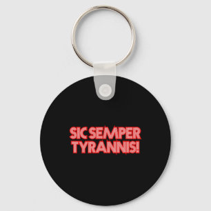 Llavero 2025 Julio 4 Sic Semper Tyrannis Veterans Trump R