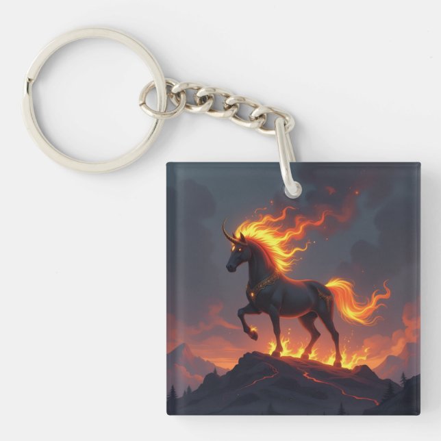 Llavero „2026 – Das Jahr des Feuerpferds“ (Frente)