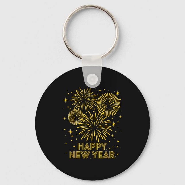 Llavero 2026 Happy New Year Firework New Year's Eve Party  (Anverso)