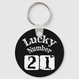 Llavero 21 - Lucky Número 21 Luck