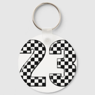Llavero 23 auto racing number