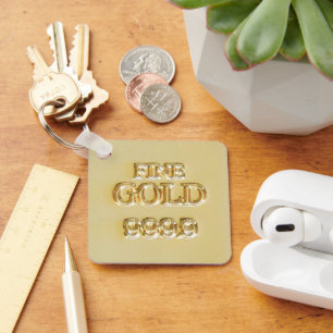 Llavero 24 Karat Gold Bullion Bar