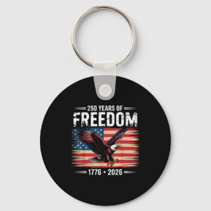 Llavero 250º Aniversario Americano 2026 Años De Libertad 