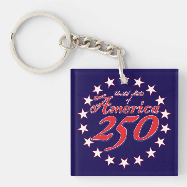 Llavero 250º Aniversario de América (Frente)