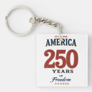 Llavero 250º Aniversario de la Libertad de América 1776 Ce