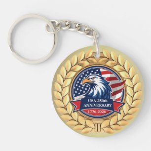 Llavero 250º Aniversario USA Patriótico   1776–2026