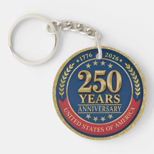 Llavero 250º Aniversario USA Patriótico   1776–2026
