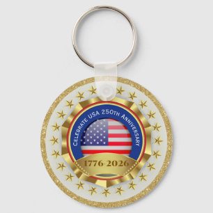 Llavero 250º Aniversario USA Patriótico   1776–2026