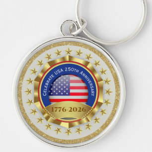 Llavero 250º Aniversario USA Patriótico   1776–2026