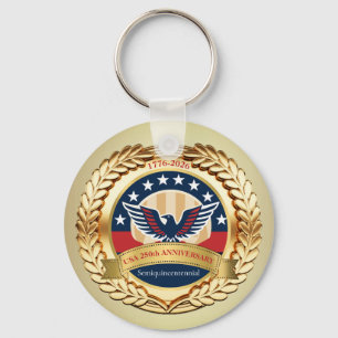 Llavero 250º Aniversario USA Patriótico 1776–2026